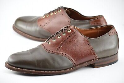 Alden D3001 Loden Green Lady Calf and Brown Alpine Grain Saddle Shoe