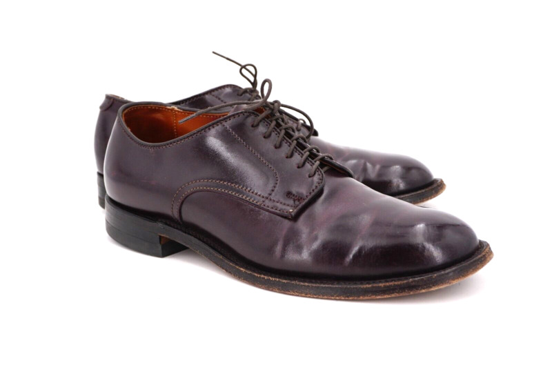 Alden N6420 Color 8 Shell Cordovan Plain Toe Dover | Alden