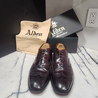 Alden 96080 Color 8 Shell Cordovan Wing Tip Bal