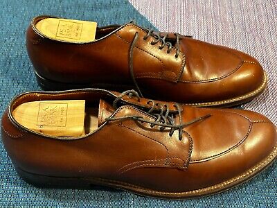 Alden A0614 Burnished Tan Calfskin V-Tip Blucher