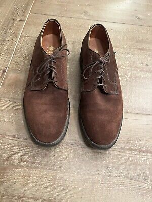 Alden 9599S Brown Suede Plain Toe Dover