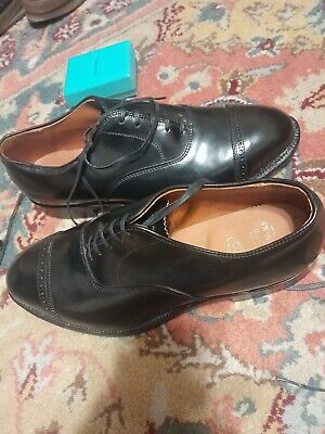 Alden 15149 Black Shell Cordovan Perforated Straight Tip Bal