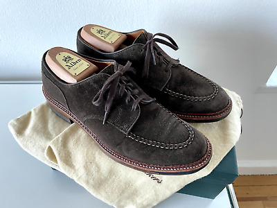 Alden D1645C Loden Green Suede Mocc Toe Blucher