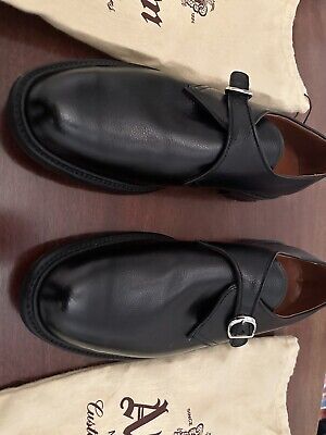 Alden D1423C Black Alpine Grain Monk Strap