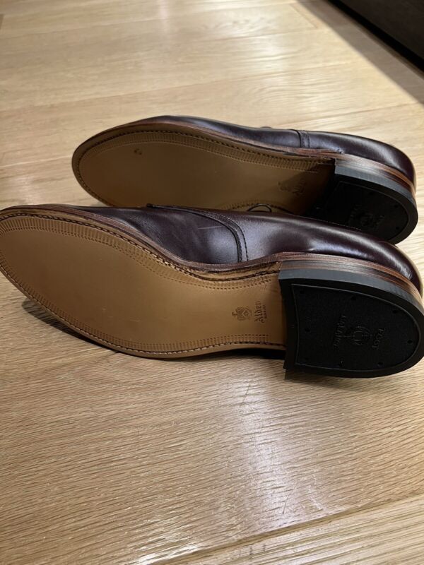 Alden D9617 Burgundy Calfskin Mocc Toe Blucher | Alden Model