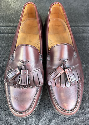 Alden H483 Burgundy Calfskin Tassel Loafer
