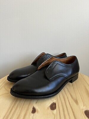 Alden 595 Black Calfskin Plain Toe Dover