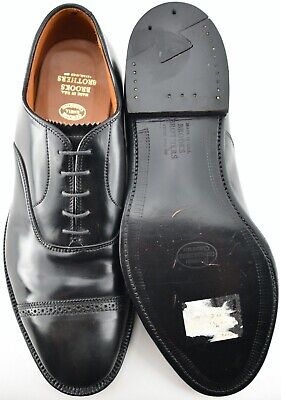 Alden 15149 Black Shell Cordovan Perforated Straight Tip Bal