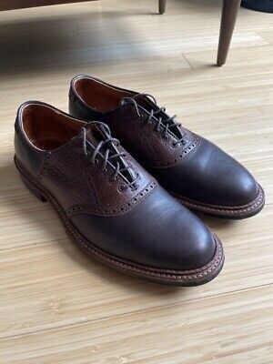 Alden D1305C Arabica Lux and Brown Alaska Grain Saddle Shoe
