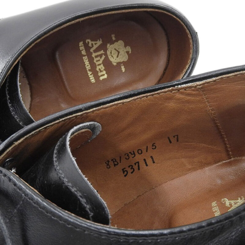あぶみページ Alden 53711 Black Calfskin Plain Toe Dover | Alden Model Project