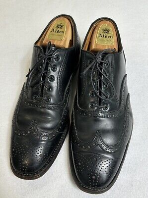 Alden 00072 Black Shell Cordovan Wing Tip Bal