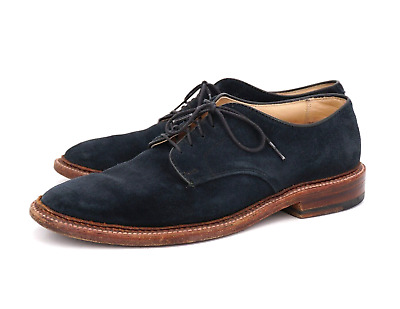 Alden 29331F Navy Suede Plain Toe Dover