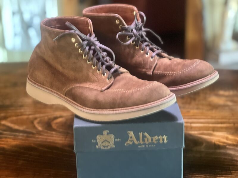 Alden D8920 Snuff Suede Indy Boot | Alden Model Project