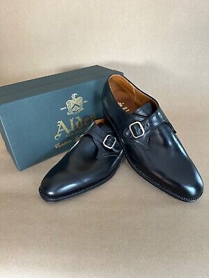 Alden 1577 Black Calfskin Monk Strap