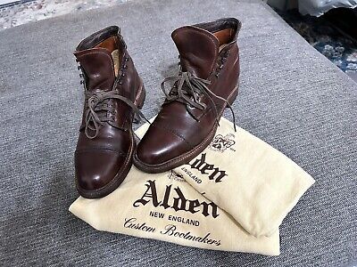 Alden D4811HC Brown Chromexcel Perforated Cap Toe Boot