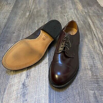 Alden 55601 Burgundy Calfskin Straight Tip Blucher