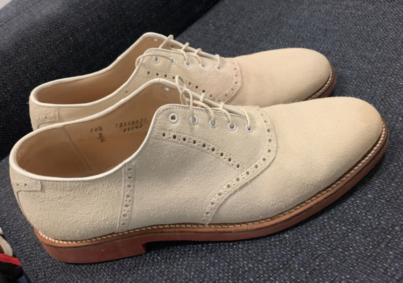 Alden 99743 White Calfskin Saddle Shoe | Alden Model Project