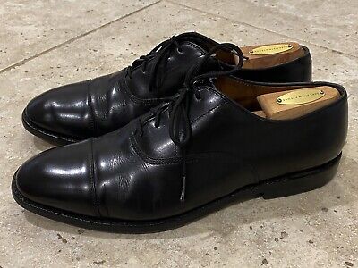 Alden 92410 Black Calfskin Straight Tip Bal