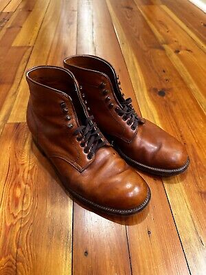 Alden 86044H Tobacco Calfskin Plain Toe Boot