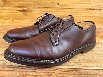 Alden 9441 Burgundy Calfskin Plain Toe Blucher