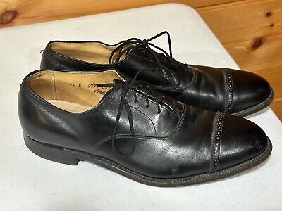 Alden 9159 Black Calfskin Perforated Straight Tip Bal