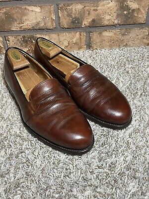 Alden 0324 Burgundy Scotch Grain Full Strap Loafer