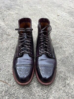 Alden D6868 Color 8 Shell Cordovan Medallion Cap Toe Boot