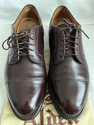 Alden 973R Burgundy Calfskin Straight Tip Blucher