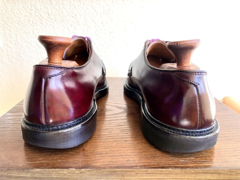 Alden 944 Burgundy Calfskin Plain Toe Blucher | Alden Model