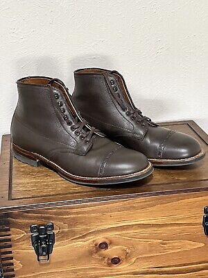 Alden D1823HC Loden Green Lady Calf Perforated Cap Toe Boot