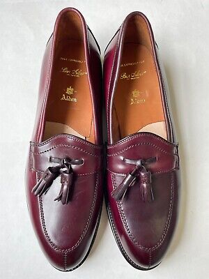Alden 6038 Color 8 Shell Cordovan Tassel Loafer