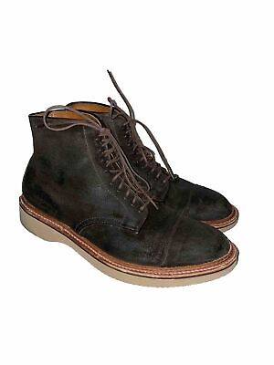 Alden D1863H Loden Green Suede Cap Toe Boot