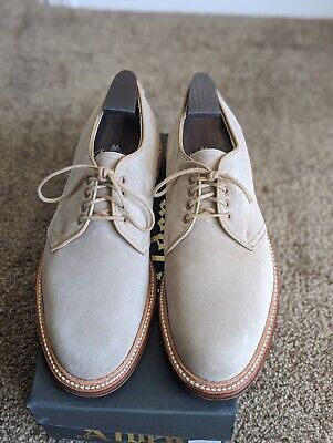 Alden D9411 Milkshake Suede Nassau Plain Toe Blucher