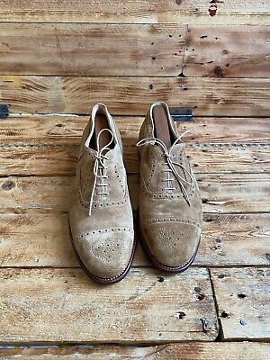 Alden 51645F Tan Suede Medallion Tip Bal