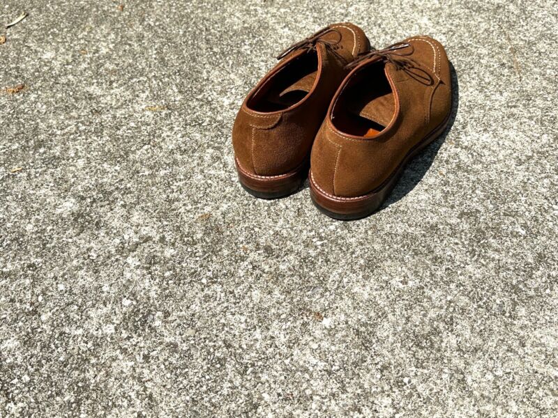 Alden D7616 Snuff Suede Norwegian Front Blucher | Alden Model Project