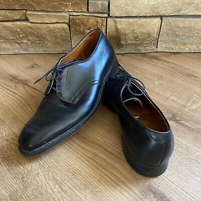 Alden 2817 Black Calfskin Nassau Plain Toe Blucher | Alden