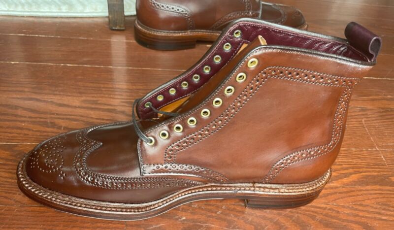 Alden D0807 Color 4 Shell Cordovan Wing Tip Boot | Alden