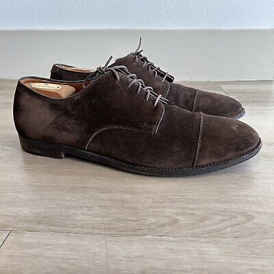 Alden 9573F Brown Suede Straight Tip Blucher
