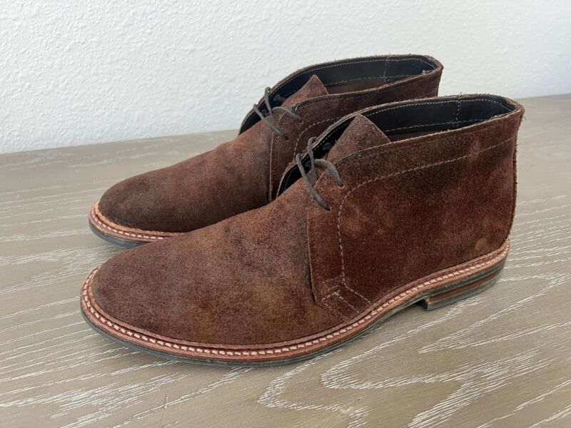 Alden D1709L Tobacco Reverse Chamois Chukka | Alden Model Project