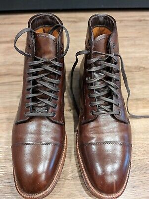 Alden 3912 Dark Brown Calfskin Cap Toe Boot