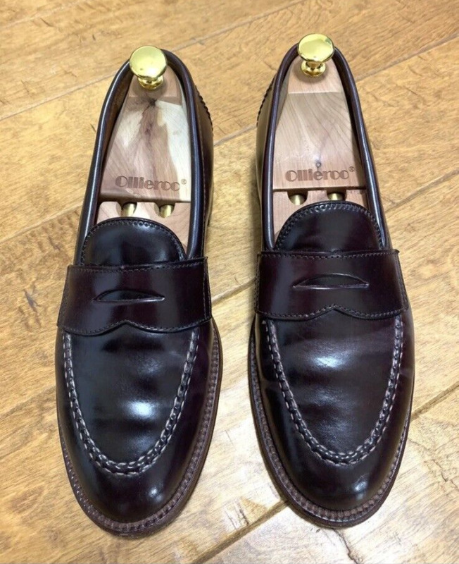 Alden D0211 Color 8 Shell Cordovan LHS / Penny Loafer
