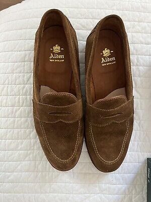 Alden 96941F Brown Suede LHS / Penny Loafer