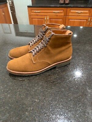 Alden 45113 Snuff Suede Plain Toe Boot