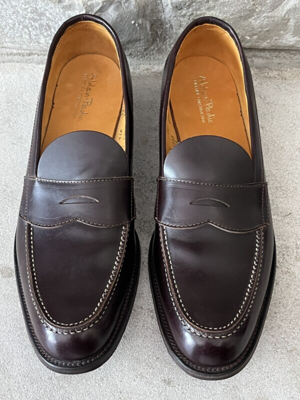 Alden 472 Burgundy Calfskin LHS / Penny Loafer | Alden Model Project