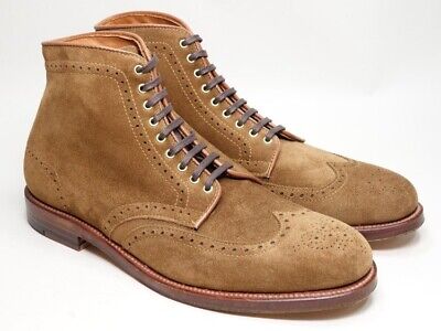 Alden 44693 Snuff Suede Wing Tip Boot