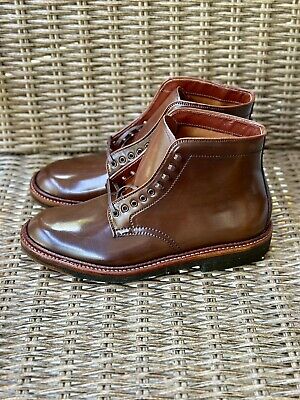 Alden D3825H Ravello Shell Cordovan Plain Toe Boot