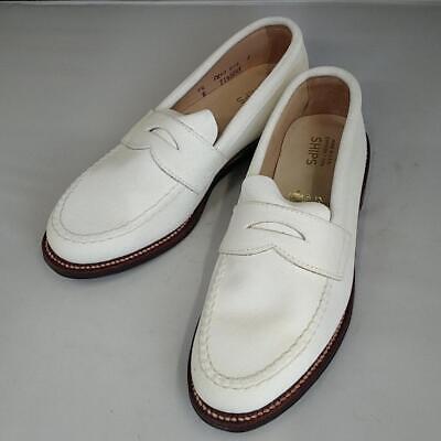 Alden 71430UF White Suede LHS / Penny Loafer