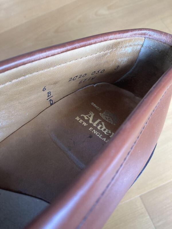 ALDEN 6714 BROWN 7Ｄ ビンテージ品 Alden 6714 Tan Calfskin LHS / Penny Loafer | Alden Model Project