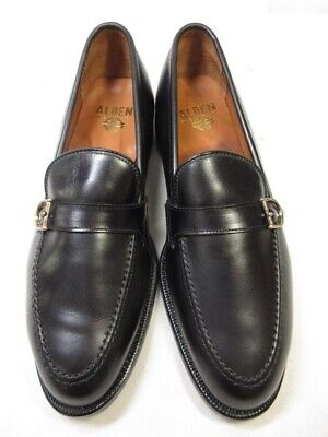 Alden 1631 Black Calfskin Buckle Loafer