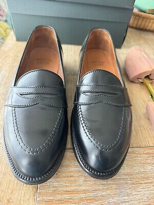 Alden 34364 Black Shell Cordovan Full Strap Loafer